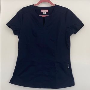 Koi scrub top size medium